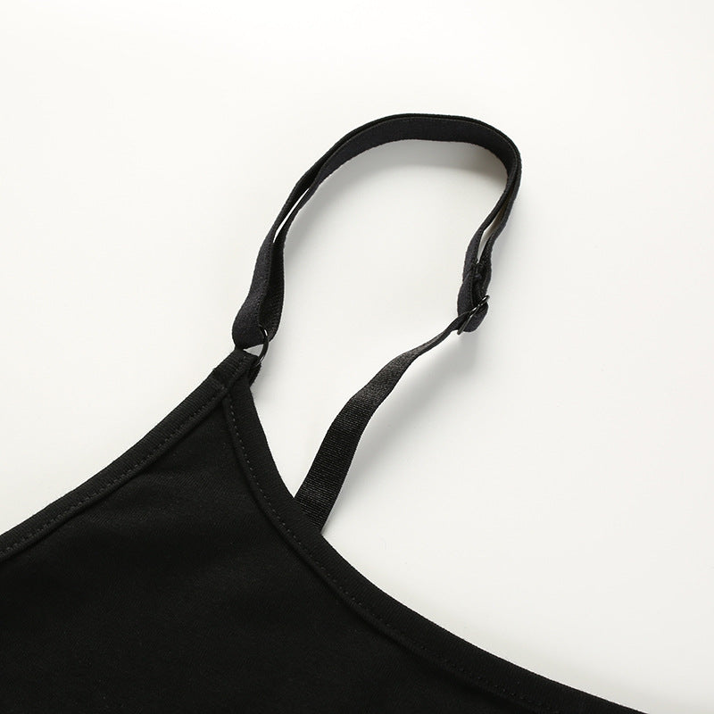 High-Cut Spaghetti Straps Bodysuit