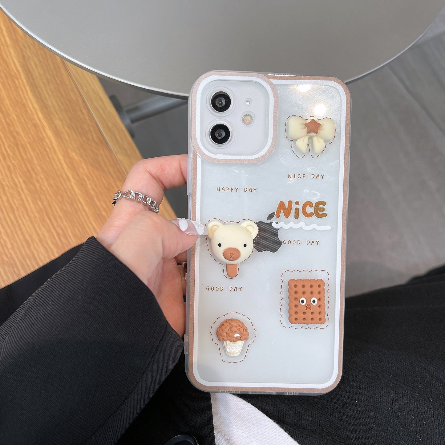 Cute 3D Bear iPhone Cases