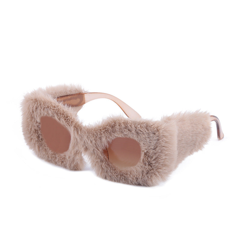 Fluffy Cat Eye Fashion Sunglasses