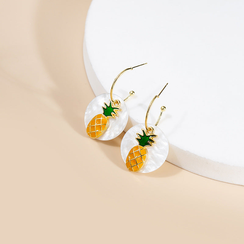 Pineapple Fruit Earrings