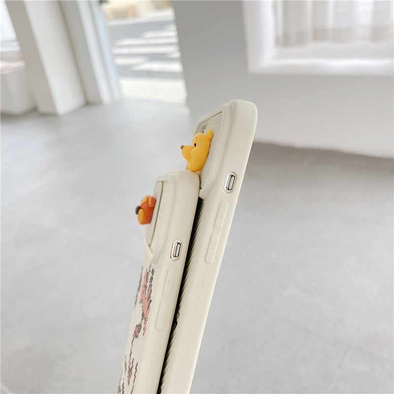 Cute Cartoon Winnie The Pooh Tigger Camera Protection IPhone Cases