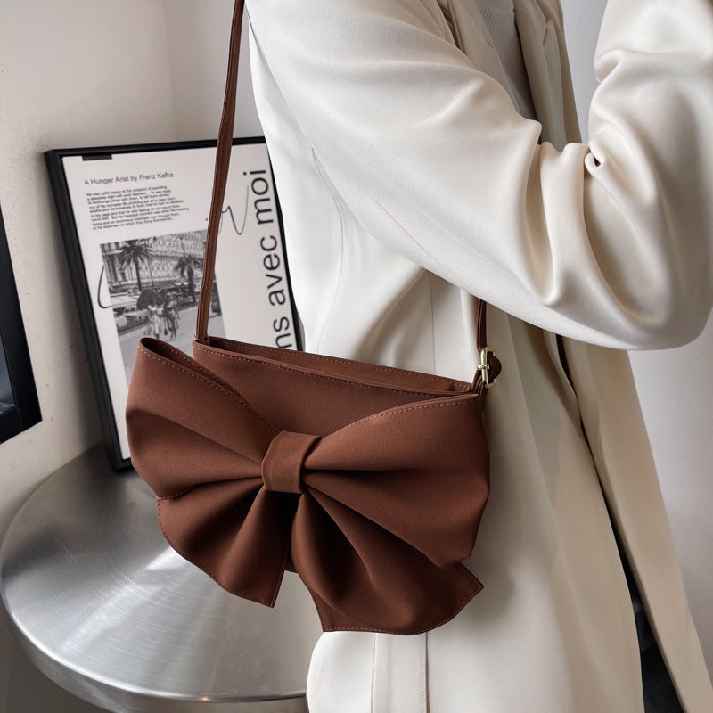 Front Ribbon Bow Crossbody Bag - M I I X A S