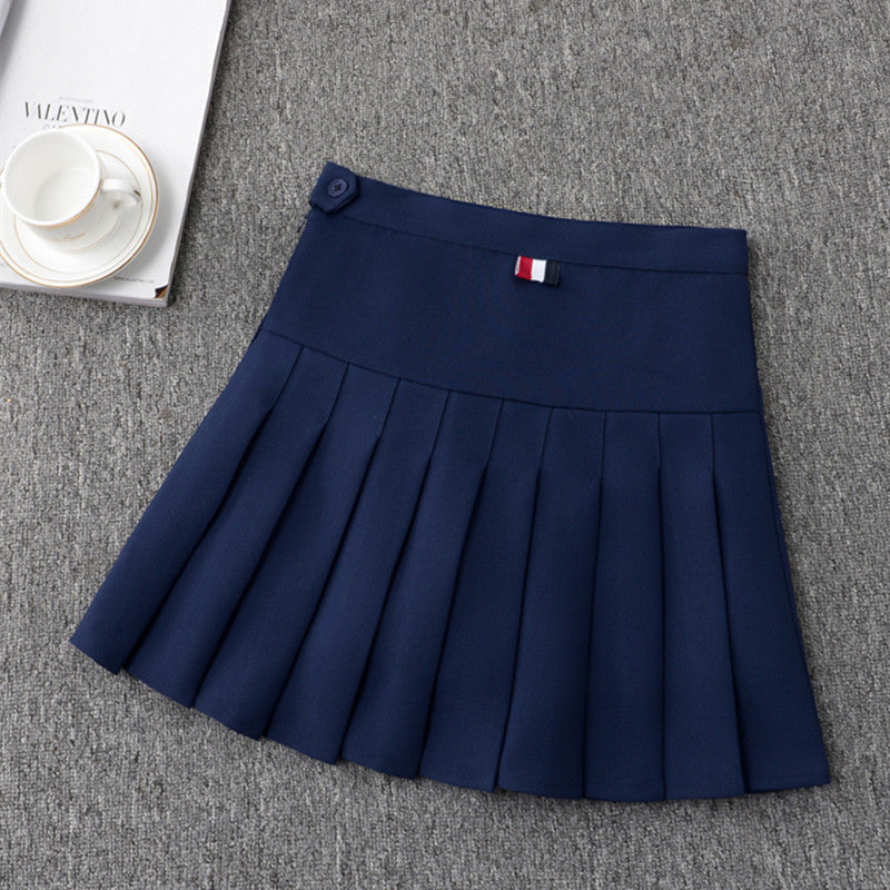 A-Line Folds Button Skirts - M I I X A S