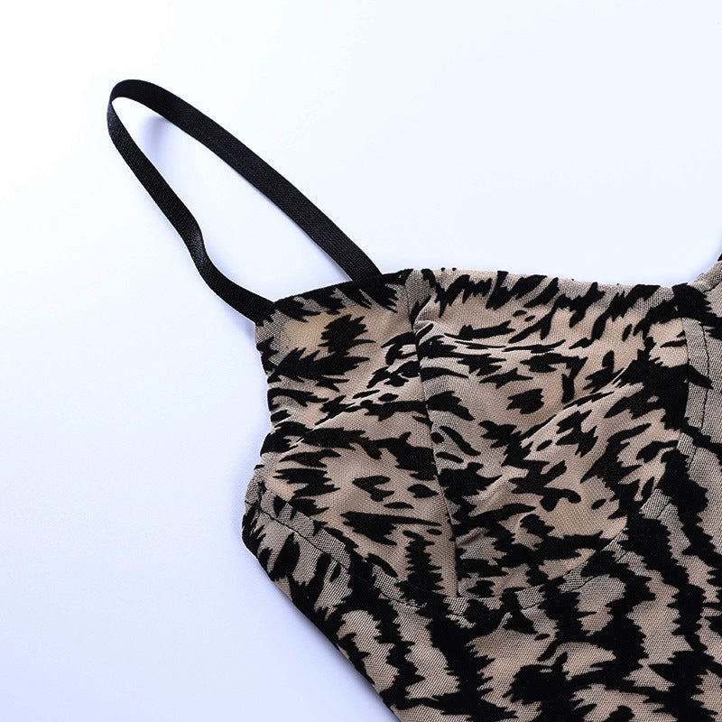 Leopard Cami Tops Women