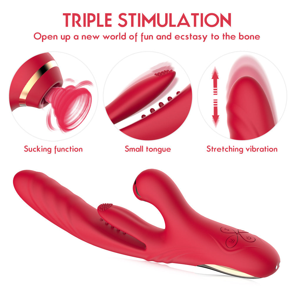 3 In 1 Waterproof Vibrator G-spot Stimulator