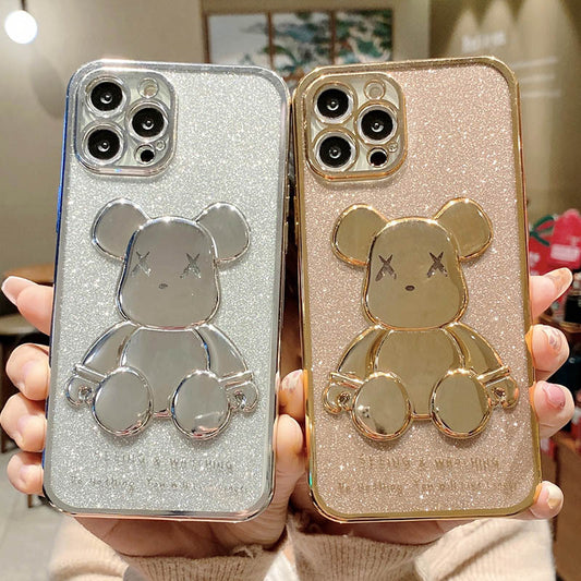 Glitter Bear iPhone Cases