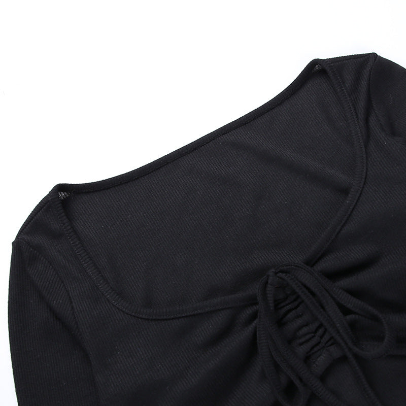 Black Long Sleeve Top Shirts