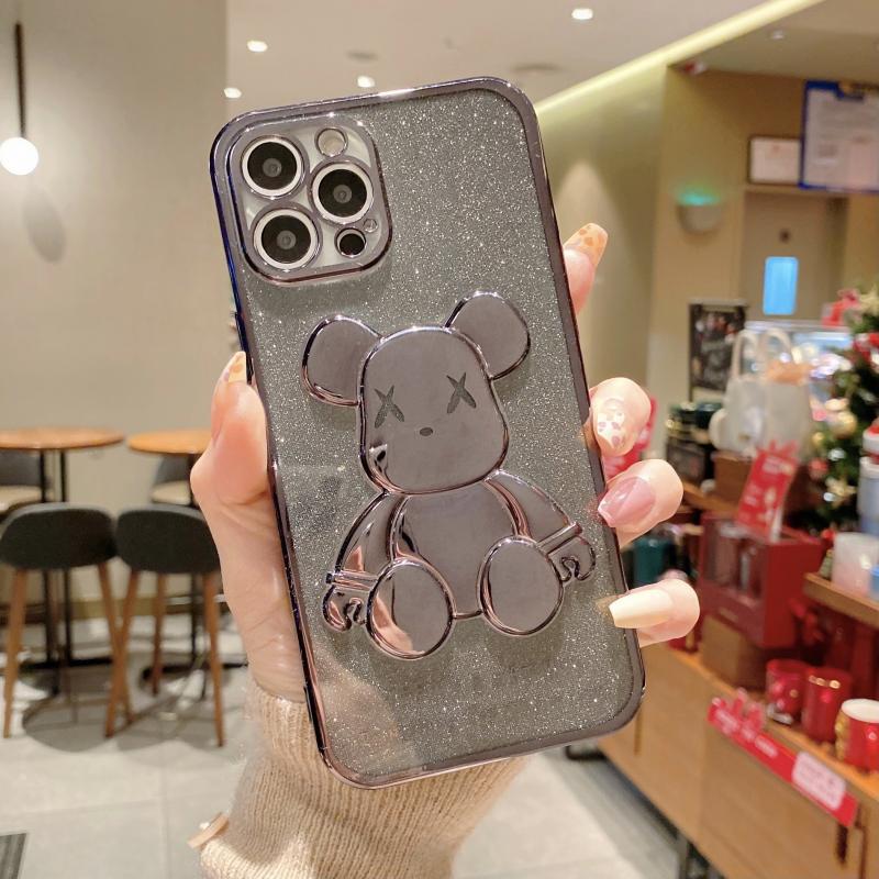 Glitter Bear iPhone Cases