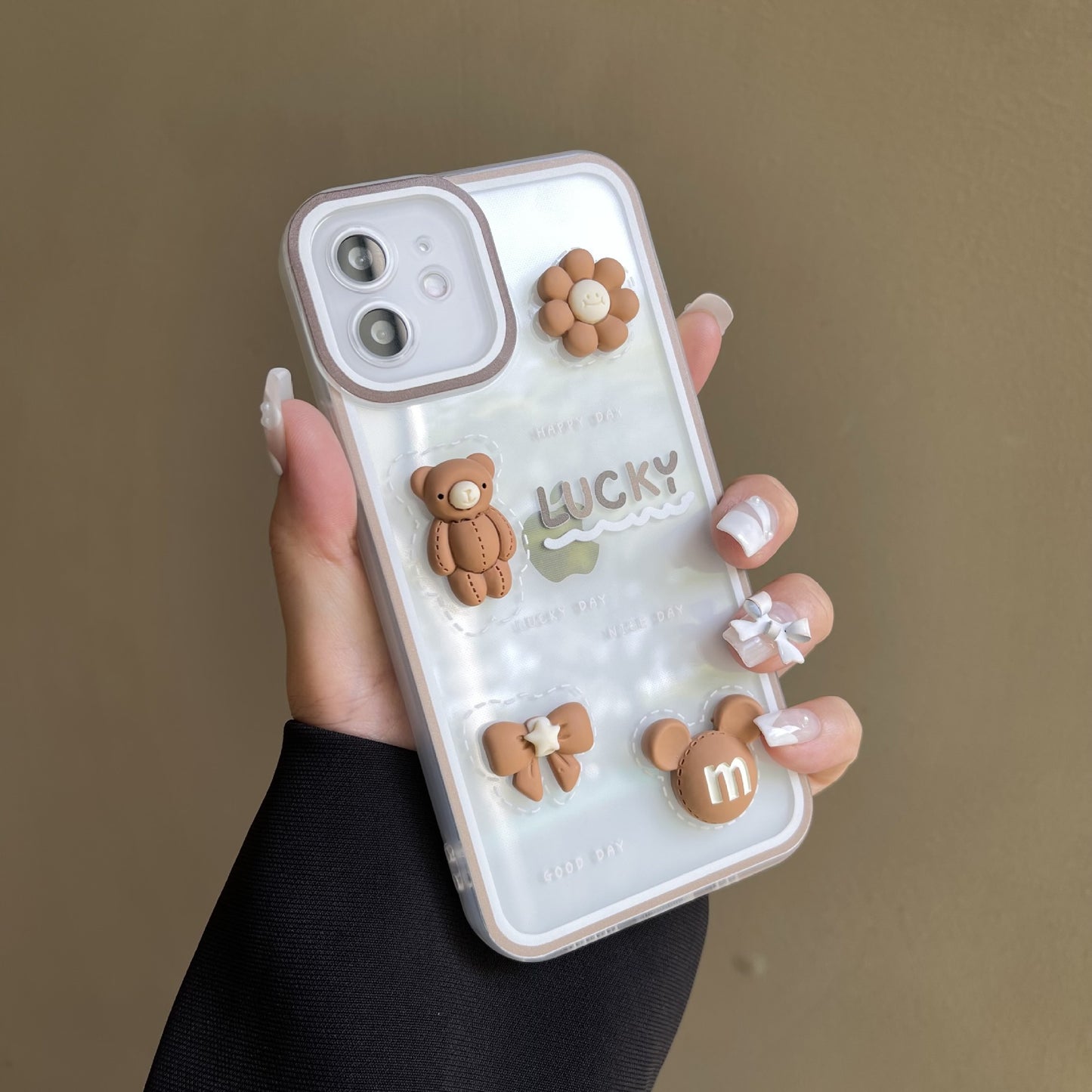 Cute 3D Bear iPhone Cases