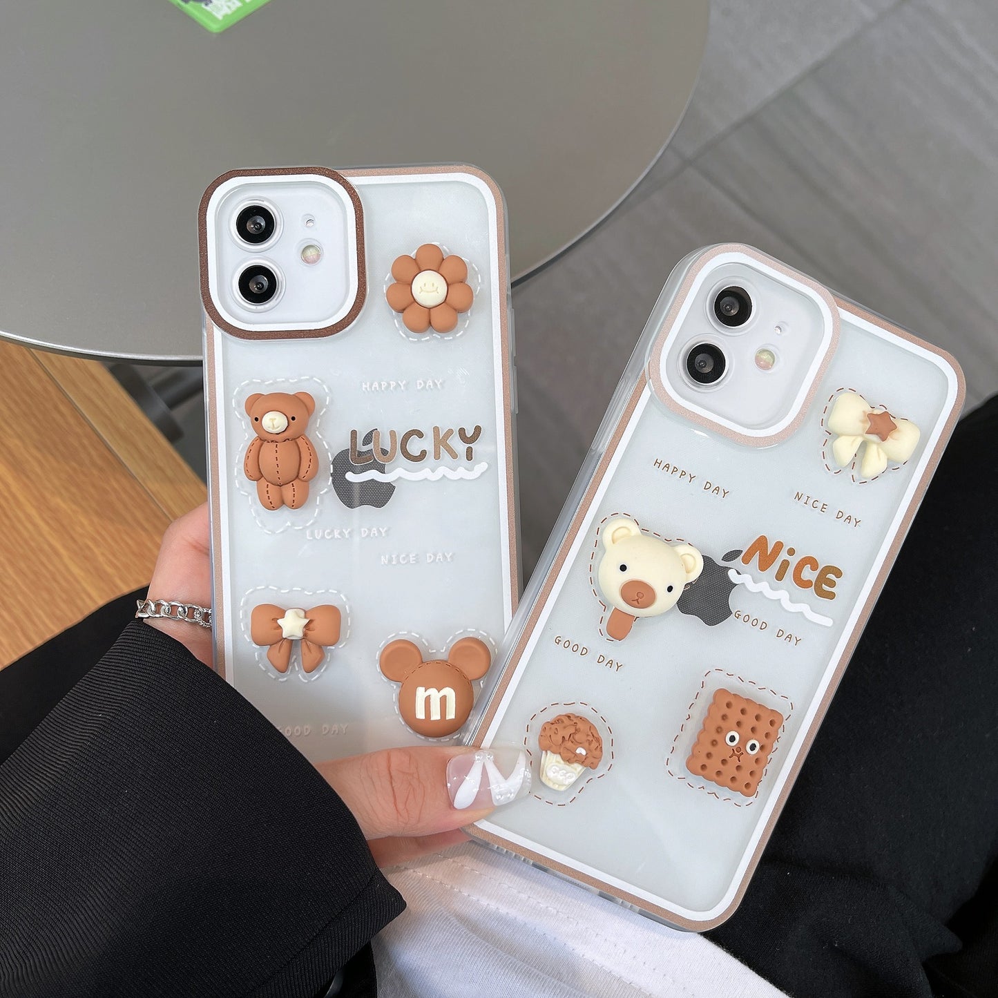 Cute 3D Bear iPhone Cases