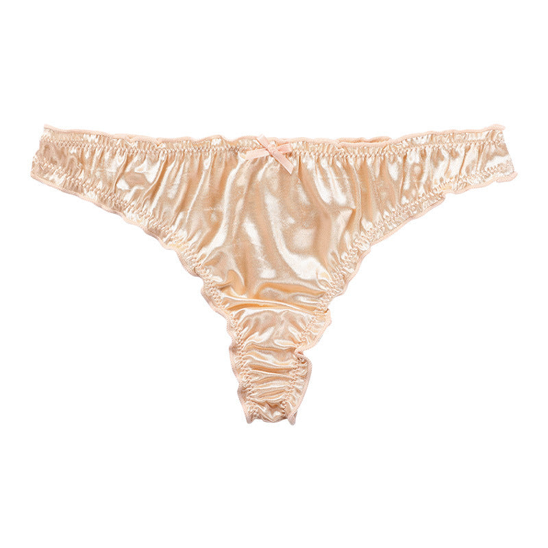 Lettuce Trim Satin Panty - M I I X A S