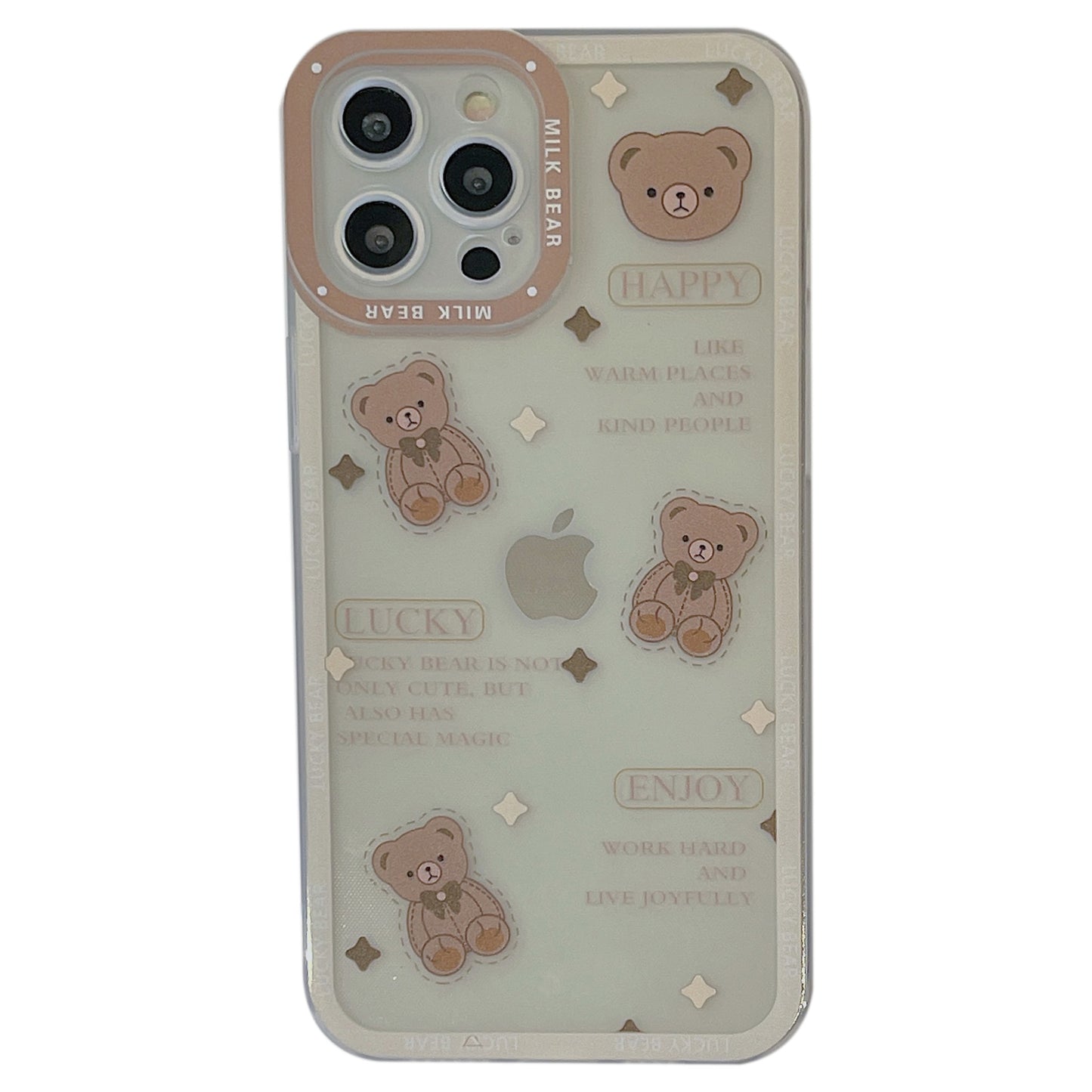 Cute Teddy Soft iPhone Cases