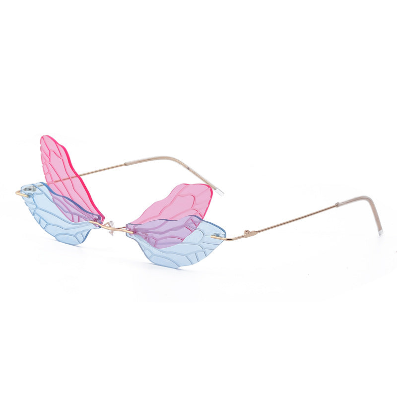 Frameless Dragonfly Sunglasses