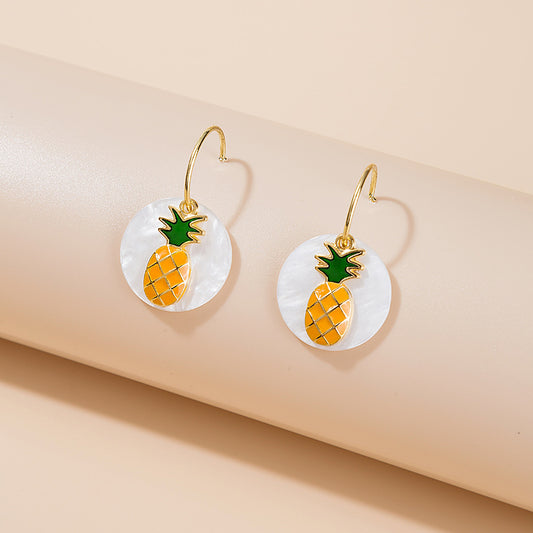 Pineapple Fruit Earrings