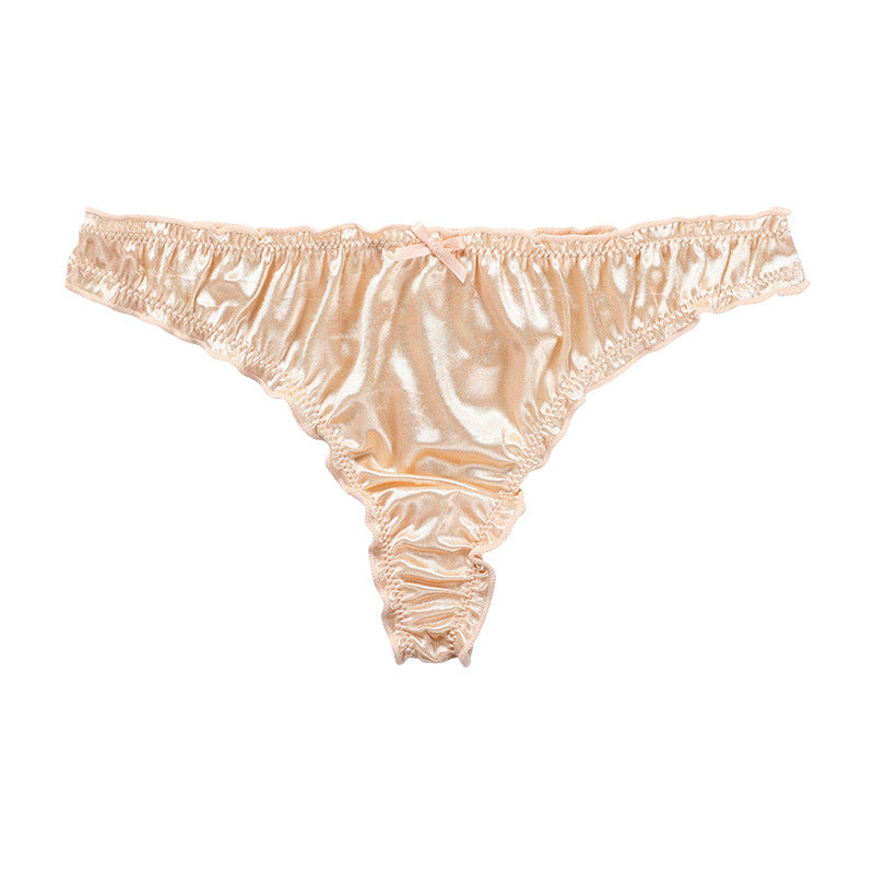 Lettuce Trim Satin Panty - M I I X A S