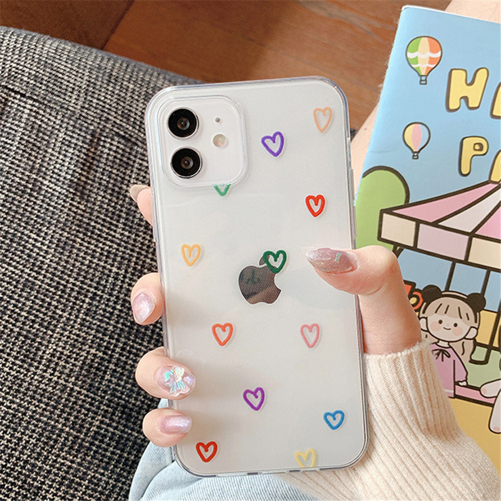 Heart Print iPhone Cases