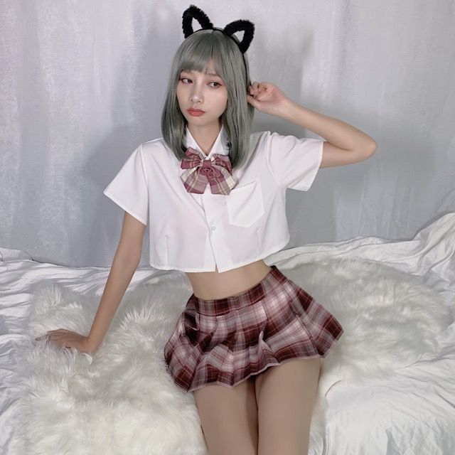 JK Student Uniform Costume Lingerie - M I I X A S