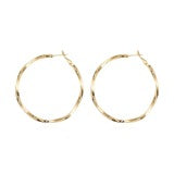 Round Circle Hoop Earrings