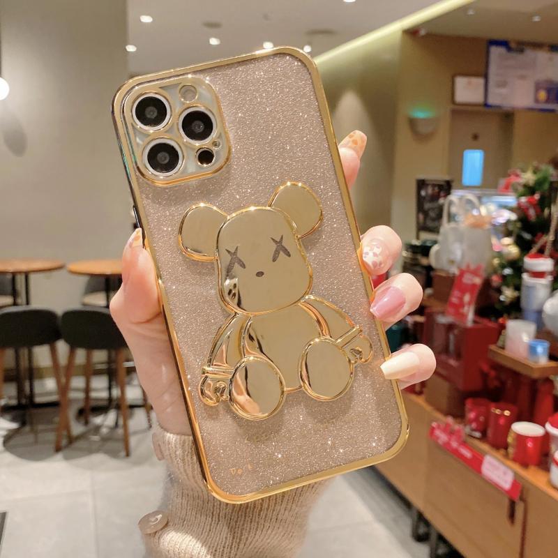 Glitter Bear iPhone Cases