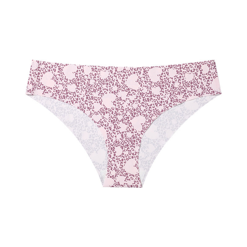 Heart Print Seamless Panties - M I I X A S