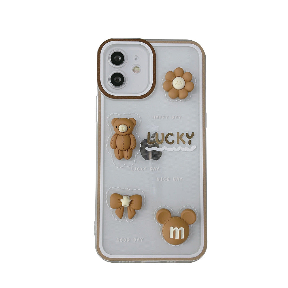 Cute 3D Bear iPhone Cases