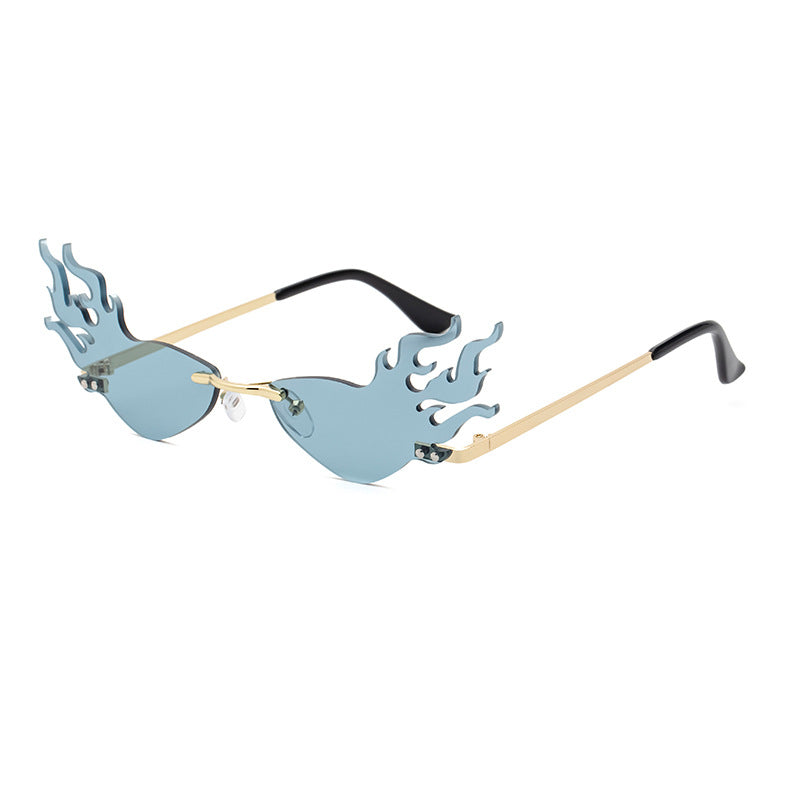 Flame Frameless Fashion Sunglasses