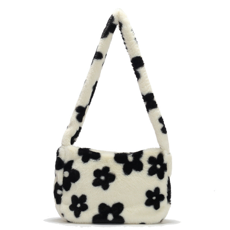 Floral Graphic Shoulder Bag - M I I X A S