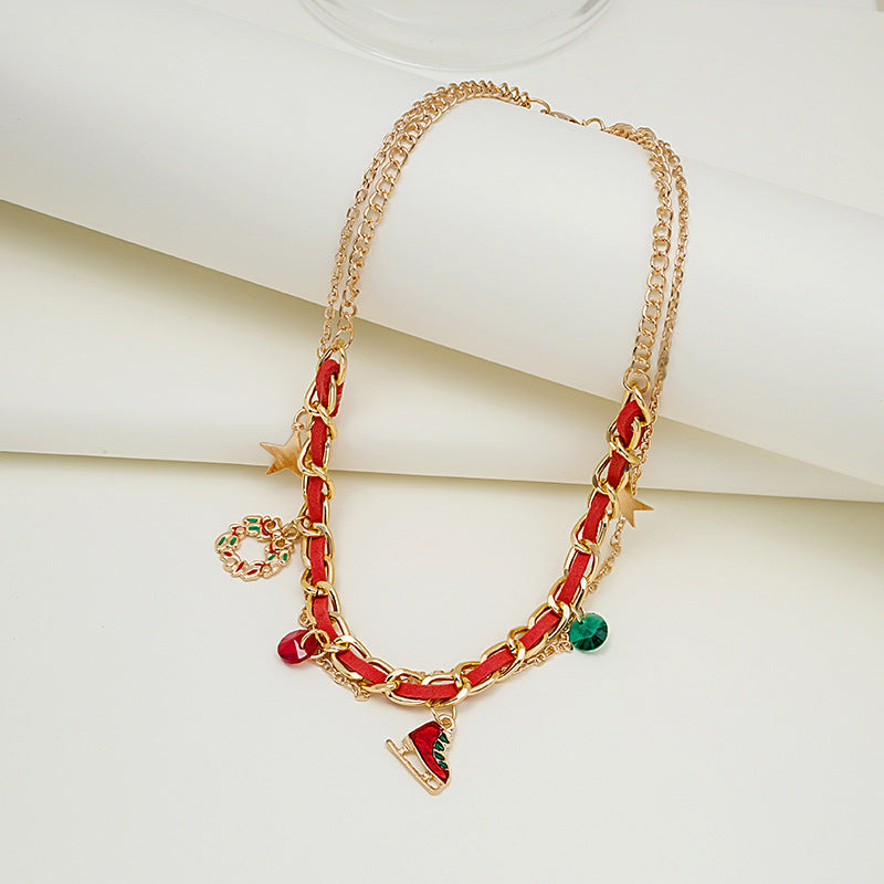 Christmas Decor Pendant Necklace