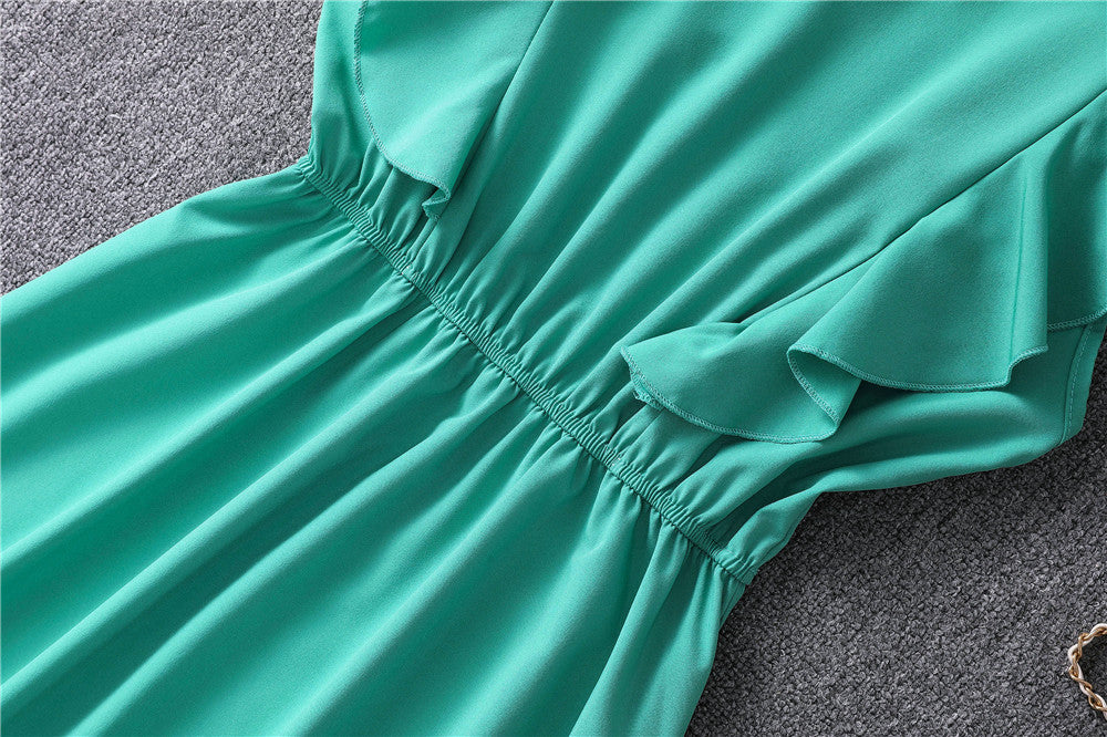 Tiffany Blue Butterfly Sleeve Dress - M I I X A S