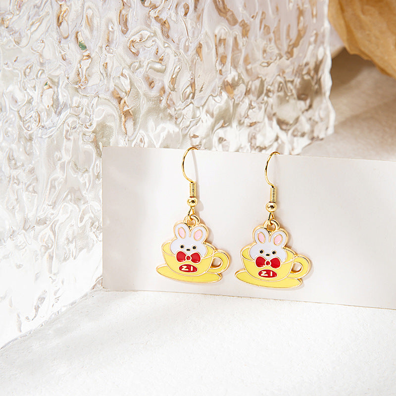 Cute Cartoon Animals Stud Earrings