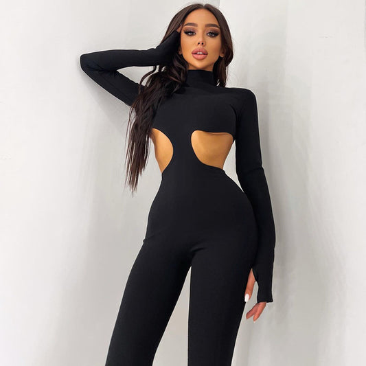 Sexy Hollow Out Jumpsuit Women