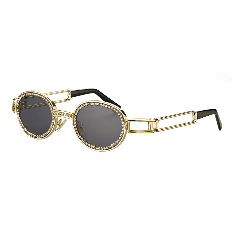 Punk Diamond Circle Sunglasses