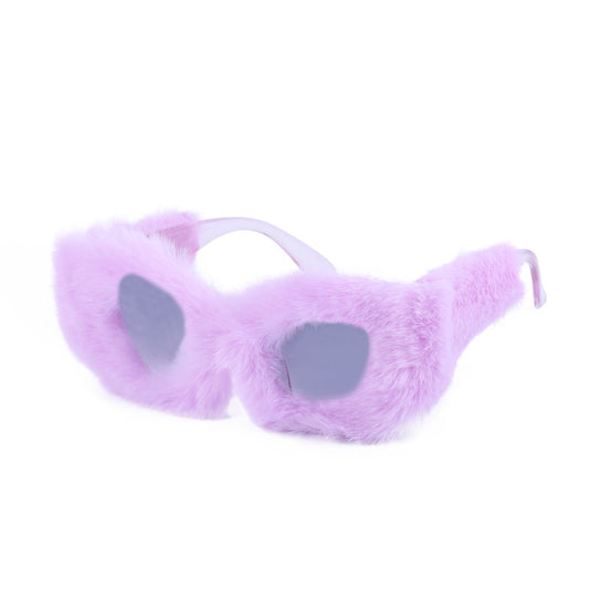 Fluffy Cat Eye Fashion Sunglasses