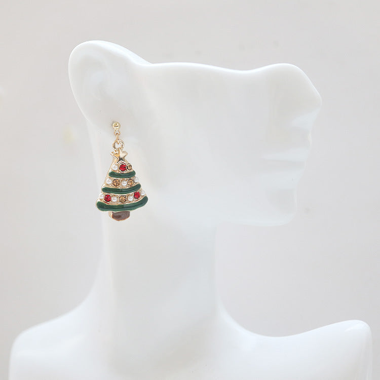 Christmas Tree Decor Earrings/Clip On Earrings