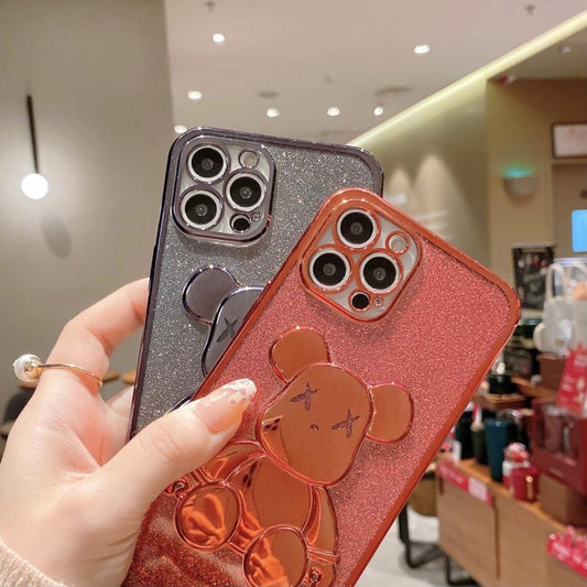 Glitter Bear iPhone Cases