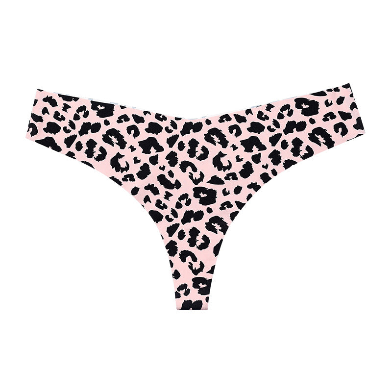 Leopard Print Seamless Thong - M I I X A S