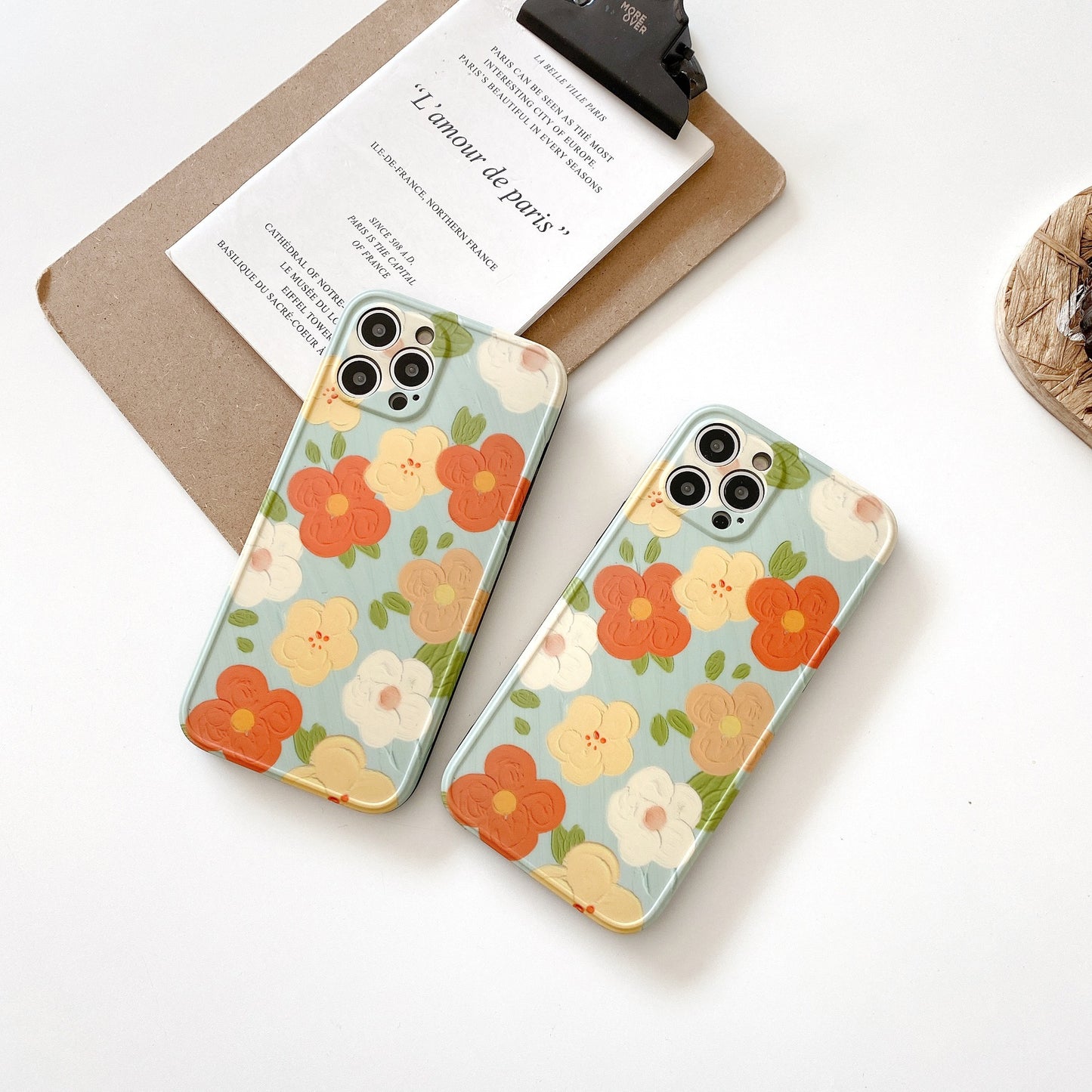 Oil Painting Floral iPhone Cases