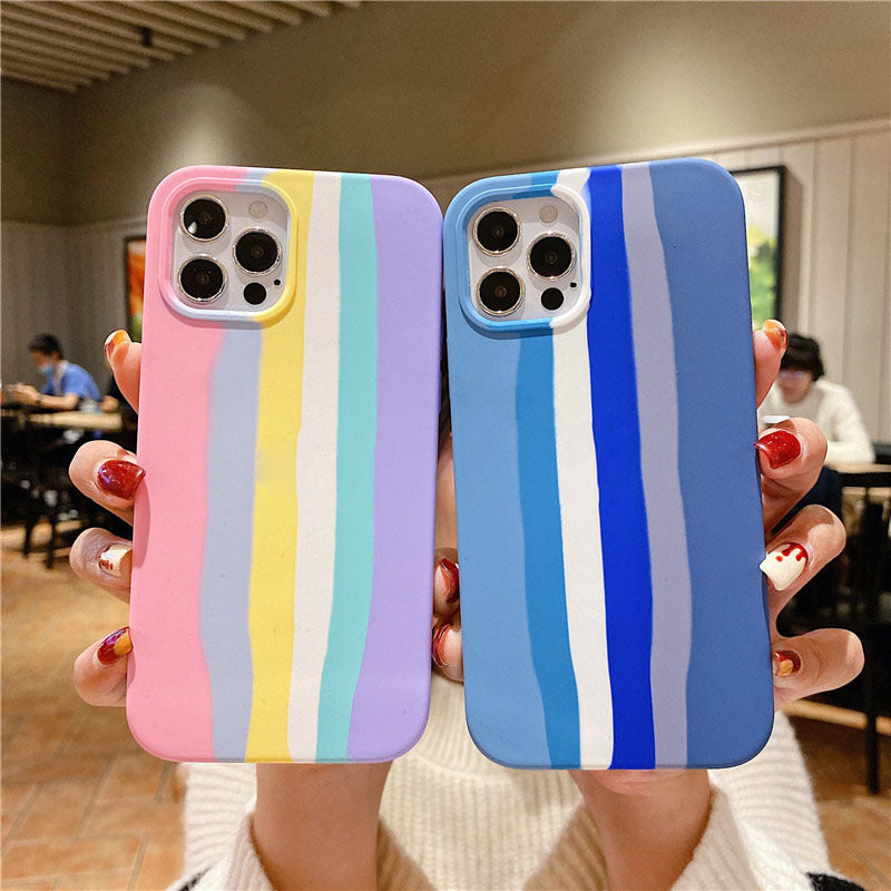 Rainbow Silicone iPhone Cases