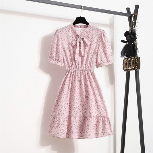 Mini Floral Knot A Line Dress - M I I X A S