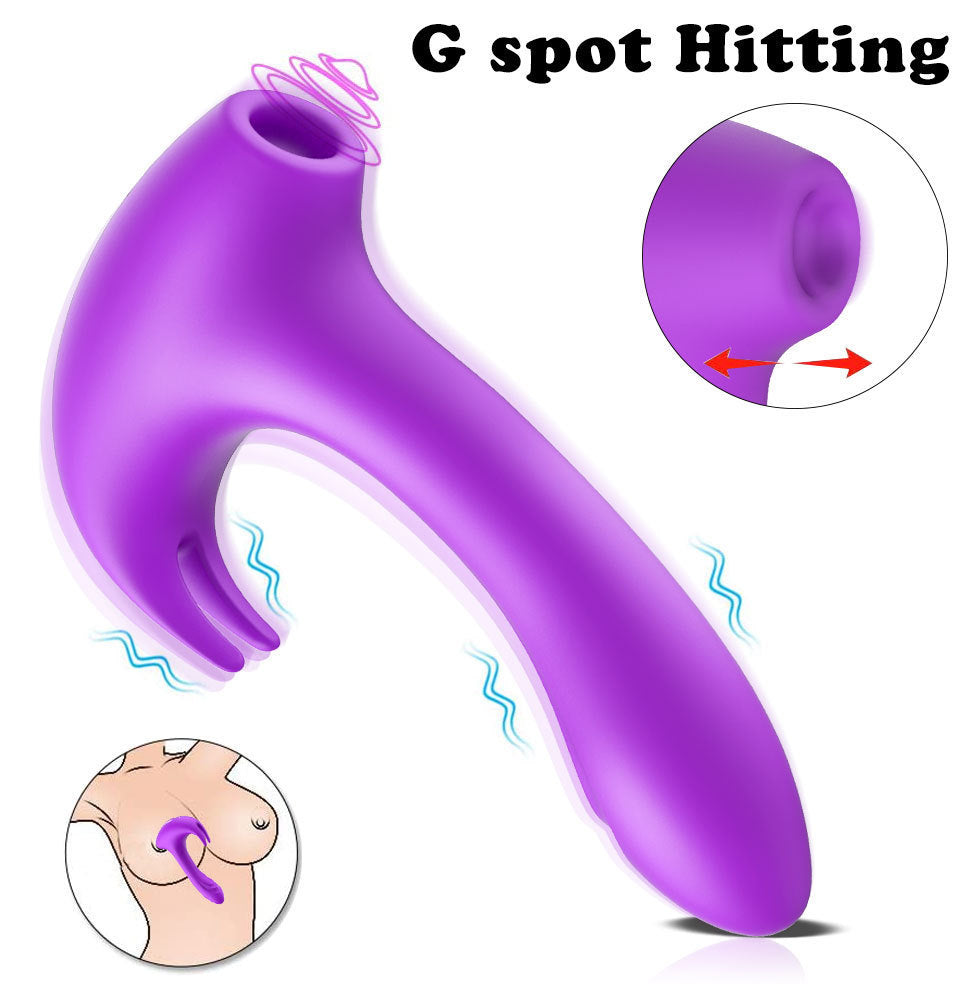 Women G-spot Vibrator Hammer Massager Clitoral Suction - M I I X A S