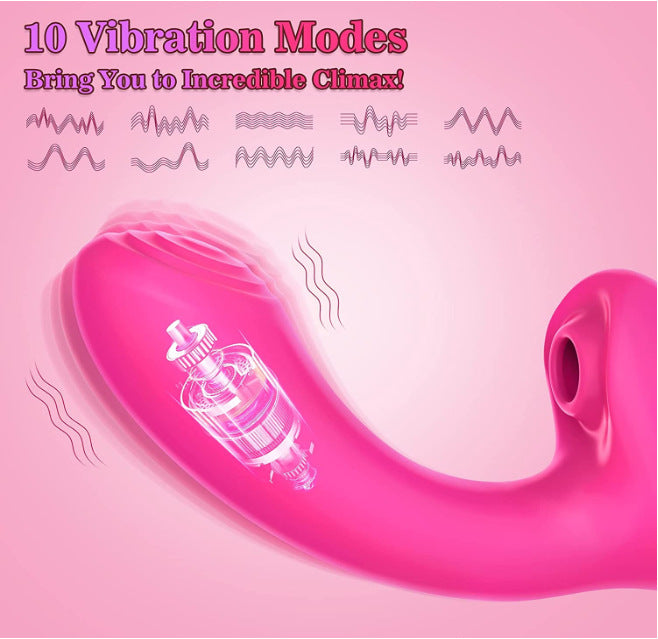 G-Spot Clitoral Suction Air Pleasure Stimulator Massager Vibrator - M I I X A S