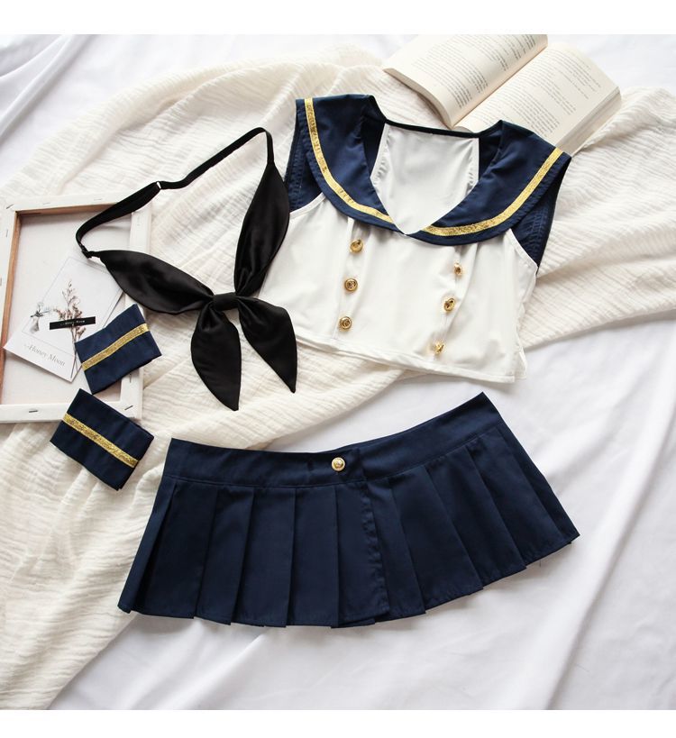 Sailor Captain Cosplay Lingerie Set