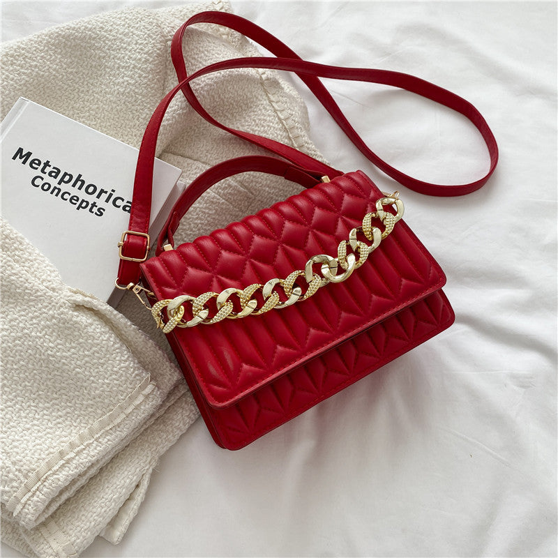 Front Chain Crossbody Square Bag - M I I X A S