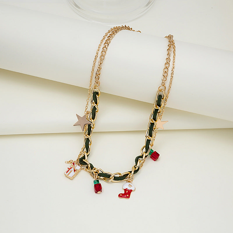 Christmas Decor Pendant Necklace