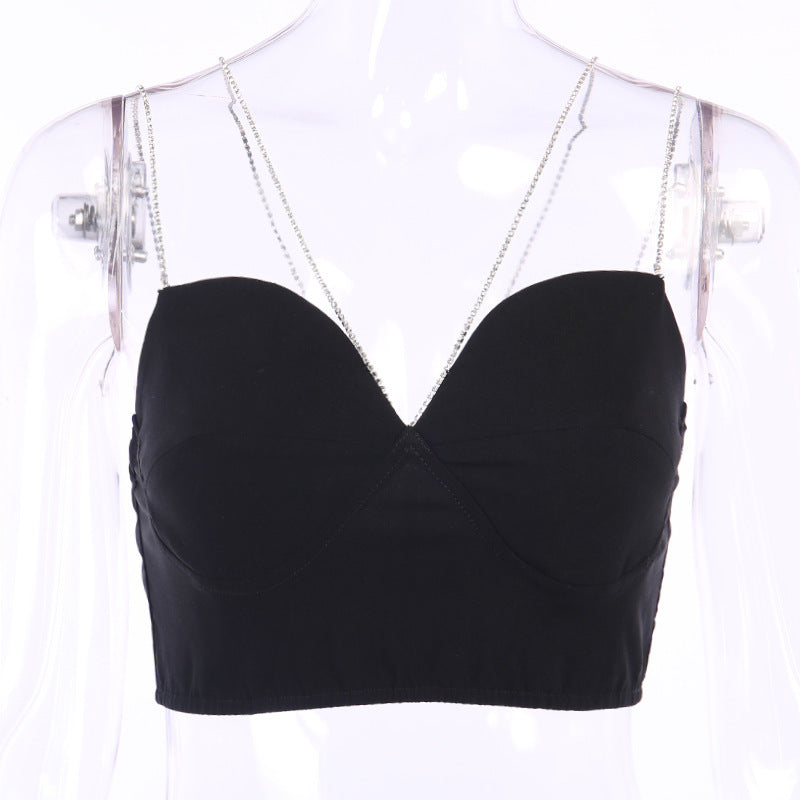 Chain Straps Cami Tops