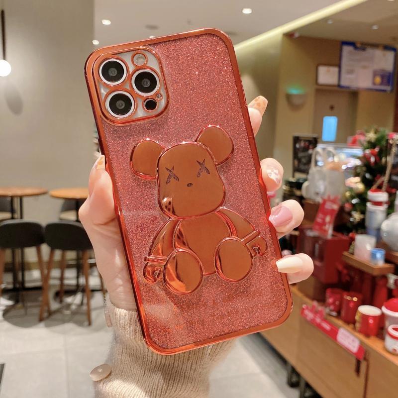 Glitter Bear iPhone Cases