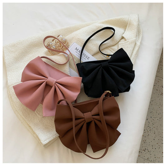 Front Ribbon Bow Crossbody Bag - M I I X A S