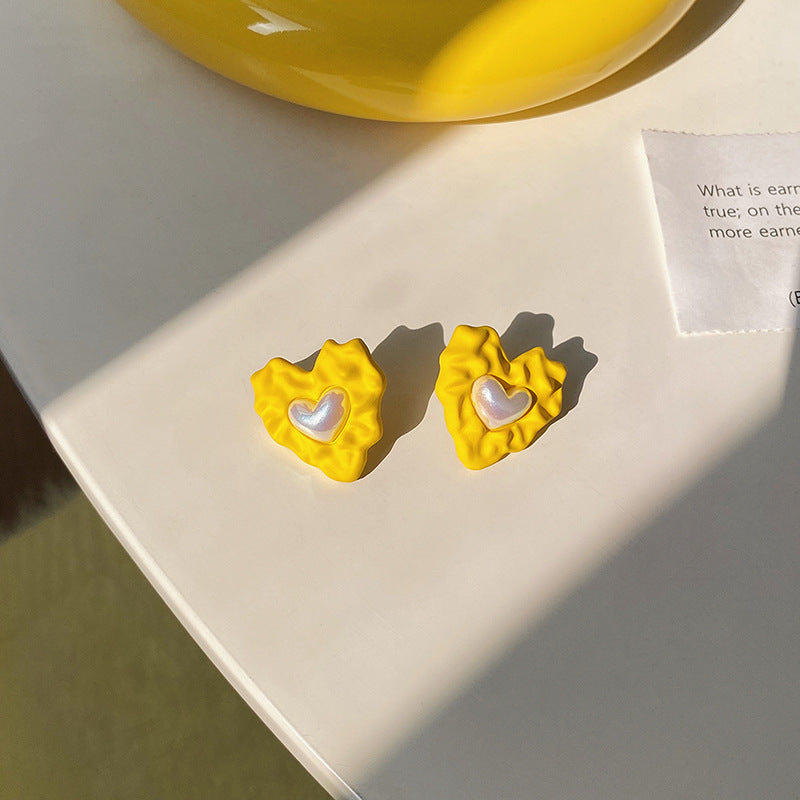 Yellow Series 925 Sterling Silver Earrings