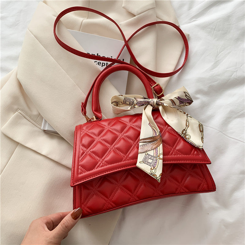 Ribbon Bow Top Handle Crossbody Tote Bag - M I I X A S