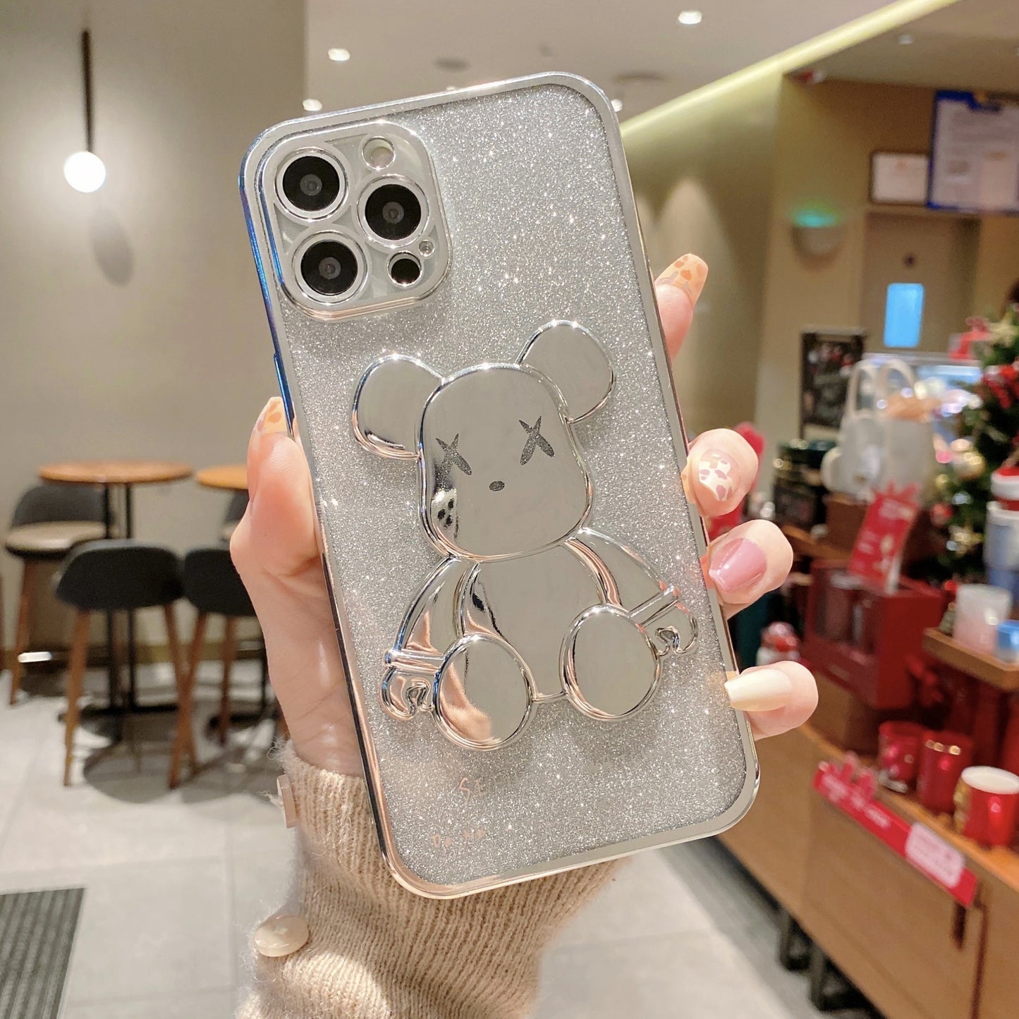 Glitter Bear iPhone Cases